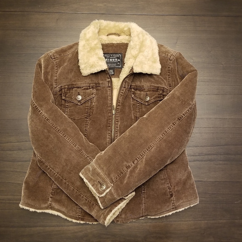 Corduroy Sherpa Lined Jacket